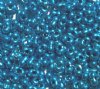 25 grams of 3x7mm Metallic Blue Farfalle Seed Beads